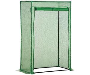Outsunny 100 x 50 x 150cm Tomato Greenhouse for Plants PE Cover Green