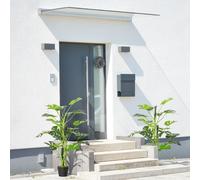 Outsunny 100cm/3.3FT Artificial Monstera Tree Decorative Cheese Plant 21 Leaves with Nursery Pot, Fake Tropical Palm Tree for Indoor Outdoor Décor, Set of 2