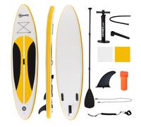 Inflatable Paddle Board 10ft Surfing Stand up Adjustable Paddle Non-Slip Orange