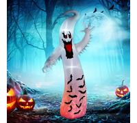 Outsunny 11.8FT Tall Halloween Inflatable Spooky Ghost Outdoor Decoration