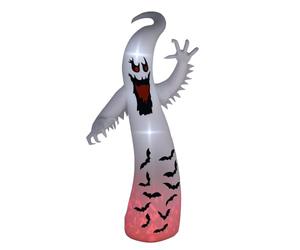 Outsunny 11.8FT Tall Halloween Inflatable Spooky Ghost Outdoor Decoration | Blow Up, Build-in LEDs, Rotating Light, Garden, Lawn, Party