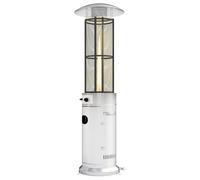 OUTSUNNY 11 KW Patio Heater, Propane Heater with Tip-Over Switch, Silver Outsunny Silver