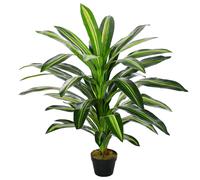 Outsunny 110 cm Artificial Dracaena Plant with Pot | TJ Hughes