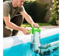 Outsunny 1100W Water Pump with Float Switch, 18500L/H Electric Sump Pump, Green