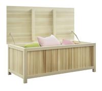 OUTSUNNY 172 Litre Outdoor Storage Box, Wooden terrace Box, Natural Outsunny Natural