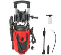 Outsunny 1800 W High Pressure Washer, 150 Bar Pressure, 420 L/h Flow, Red