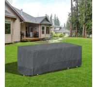 Outsunny 190x72x76cm Rectangular Patio Furniture Cover for Chairs 600D Oxford