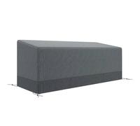 Outsunny 190X72X76Cm Rectangular Patio Furniture Cover For Chairs 600D Oxford In Grey Grey