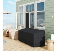 Outsunny 190X72X76Cm Rectangular Patio Furniture Cover For Chairs Black