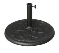 Outsunny 19KG Resin Umbrella Base Garden Parasol Base Stand Round Sun Shade Holder Suitable For Pole Between 38mm to 48mm Bronze