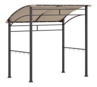 Outsunny 2.2 x 1.5 m BBQ Gazebo Tent Sun Shade with Canopy, Khaki