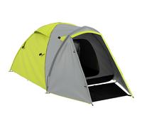 Outsunny 2 Man Camping Tent with Living Area, 2000mm Waterproof, Yellow - 320L x 185W x 130Hcm