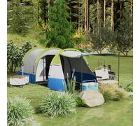 Outsunny 2-3 Man Camping Tunnel Tent with Bedroom and Living Room, Green