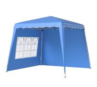Outsunny 2.4 X 2.4m UV50+ Pop Up Gazebo Canopy Tent With Carry Bag - Blue | TJ Hughes