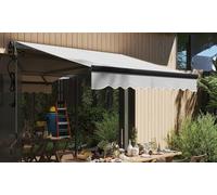 Outsunny 2.5 x 2 m Electric Retractable Awning with Remote & Hand Crank: Beige
