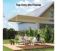 Outsunny 2.55X2.5 M Pergola Cover Replacement For 3X3 M Frame, Beige