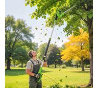 Outsunny 2.6M Corded Extendable Hedge Trimmer With 90 Adjustable Head In Green Green