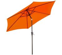 Outsunny Patio Umbrella Parasol Sun Shade Tilting with Crank Garden Aluminium 2.