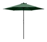 Outsunny 2.8m Garden Parasol Umbrella, Round Outdoor Market Table Umbrella Sun Shade Canopy, Green