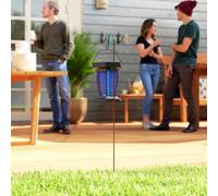 Outsunny 2-In-1 Electric Fly Zapper With Uva Light, Hanging Garden Lantern