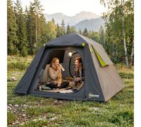Outsunny 2 Man Camping Tent 3000mm Waterproof Tent Dark Grey & Green