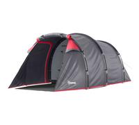 Outsunny 3 Man Camping Tent w/ 2 Rooms Porch Vents Rainfly Weather-Resistant