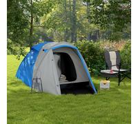 Outsunny 2-3 Man Camping Tent with Living Area, 2000mm Waterproof, Blue