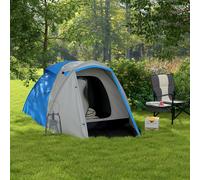 Outsunny 2-3 Man Camping Tent with Living Area, 2000mm Waterproof, Blue