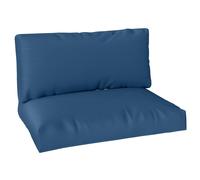 OUTSUNNY 2 Seat Pallet Cushions 20cm Thick Outdoor Seat Pads, Navy Blue Outsunny Blue
