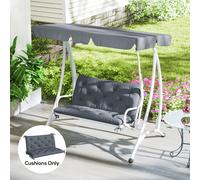 Outsunny 2 Seater Garden Bench Swing Chair Replacement Seat Pad Cushion Backrest