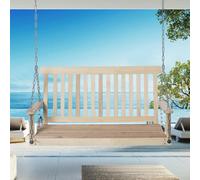 Outsunny-2 Seater Hanging Swing Bench - Wood | TJ Hughes Outsunny