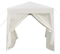 Outsunny 2 x 2 m Garden Pop Up Gazebo with Sidewalls Water Resistant White
