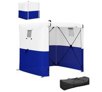 Outsunny 2 x 2m Pop Up Gazebo with Sides Easy up Party Tent, Blue