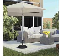 OUTSUNNY Base Grand Round Weight Steel 49cm Patio Outdoor in Black Outsunny Black