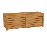 Outsunny 292L Outdoor Storage Box, Wooden Garden Storage Container for Balcony, Porch, Light Brown
