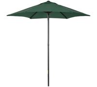 Outsunny 2M Aluminium Pole Garden Parasol - Green