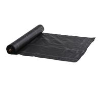 Outsunny 2m x 100m Heavy Duty Weed Control Membrane, Weed Membrane for Landscaping Driveway Gravel Artificial Grass Lawn Underlay, Black
