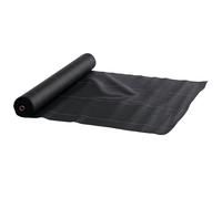 Outsunny 2m x 100m Heavy Duty Weed Control Membrane, Weed Membrane for Landscaping Driveway Gravel Artificial Grass Lawn Underlay, Black Black
