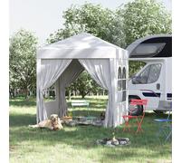 Outsunny 2 x 2m Garden Pop Up Gazebo Party Tent Wedding w/ Carrying Case - White