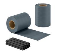 Outsunny 2Pcs Privacy Garden Screen Fence, UV Resistant Waterproof Windbreak Fencing, 35mx19cm, Grey