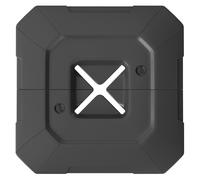 Outsunny 2PCS Umbrella Weights for Cantilever Parasols, Parasol Base Weights, 80 kg for Water or 105 kg Water and Sand Mix, Black