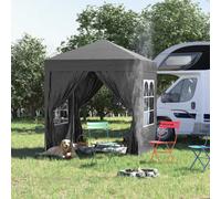Outsunny 2mx2m Pop Up Gazebo Party Tent Canopy Marquee with Storage Bag Black | TJ Hughes
