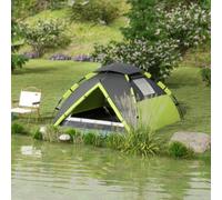 Outsunny 3-4 Man Camping Tent Portable with Bag, Quick Setup