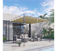 Outsunny Replacement Cover for 4 x 3m Pergola - Beige, Cream