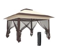 Outsunny 3.6 x 3.6m Pop-up Tent Gazebo Instant Canopy Steel w/ Roller Bag | TJ Hughes