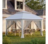 Outsunny 3.6 x 3.6m Pop-up Tent Gazebo Instant Canopy Steel w/ Bag