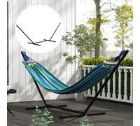 Outsunny 3.6m Extra-long Universal Hammock Stand - Stand Only, Black