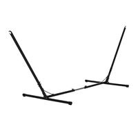 Outsunny 3.8M Hammock Stand Adjustable Universal Fit Garden Camping Picnic In Black Black