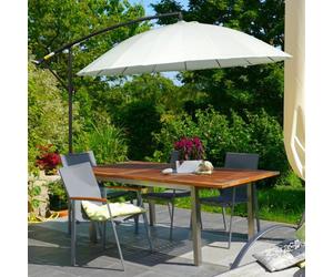 Outsunny 3(m) Cantilever Shanghai Parasol Garden Hanging Banana Sun Umbrella wit