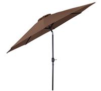 Outsunny 3(M) Tilting Parasol Garden Umbrellas